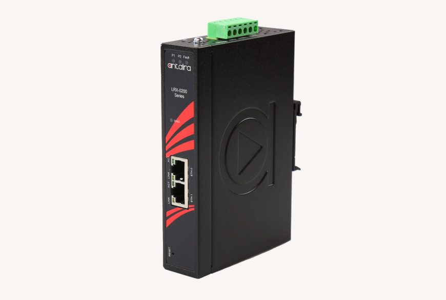 Antaira Wired Router Optimized for Industrial Automation ﻿with Support for 1:1 NAT 